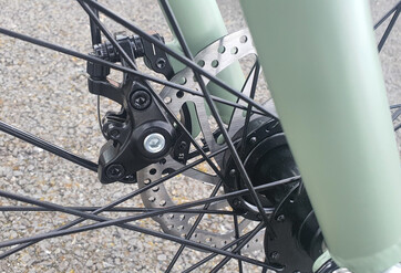 Schijfrem voor - Touroll B2 e-bike test