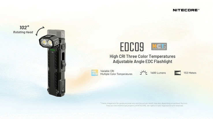 Hoofdpositie. (Afbeeldingsbron: Nitecore)