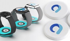 Conceptontwerpen van het Afon-apparaat tonen de bloedglucosemeter als een gemakkelijk draagbare en integreerbare sensor. (Afbeelding bron: Afon/Iterate - bewerkt)