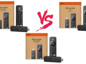 De Fire TV Stick 4K Max, Fire TV Stick 4K en Fire TV Stick 4K Select vormen samen de streamingsticks van Amazon die in 4K kunnen streamen. (Afbeeldingsbron: Amazon)
