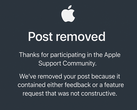 Apple communautaire steun