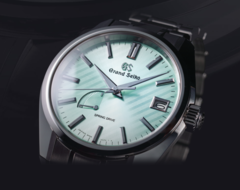 Wijzerplaat van de Grand Seiko SBGA523.