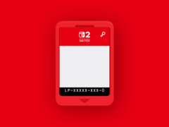 Een mockup van de Nintendo Switch 2 Game Key Card (afbeeldingsbron: Nintendo)