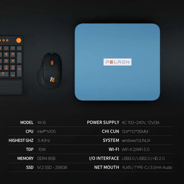 Specificaties PELADN WI-6