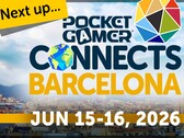 Officiële promotieafbeelding voor Pocket Gamer Connects Barcelona 2026.