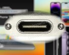 De real-world Apple iPhone 15 Pro opname heeft schijnbaar bevestigd dat er een USB-C poort is opgenomen. (Beeldbron: 9To5Mac &amp; @URedditor - bewerkt)