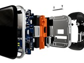 Exploded view van het Spectra horloge (Afbeelding Bron: Pocuter op Kickstarter)
