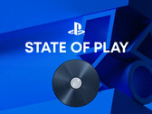 Banner voor PlayStation State of Play met afbeelding van de PS5-schijf