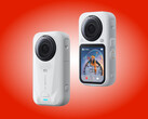 De Insta360 X6 in de kleur Arctic White.