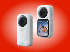 De Insta360 X6 in de kleur Arctic White.