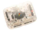 SuperStation One Transparent Collection FPGA-console met doorschijnende Frost-behuizing.