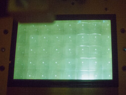 De matrix LED achter de LCD