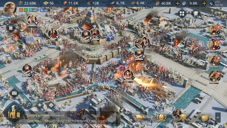Age of Empires mobiele UI (afbeelding via Age of Empires)