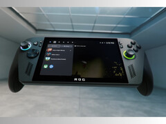 Asus ROG Xbox Ally X scherm (Beeldbron: Microsoft Gaming)