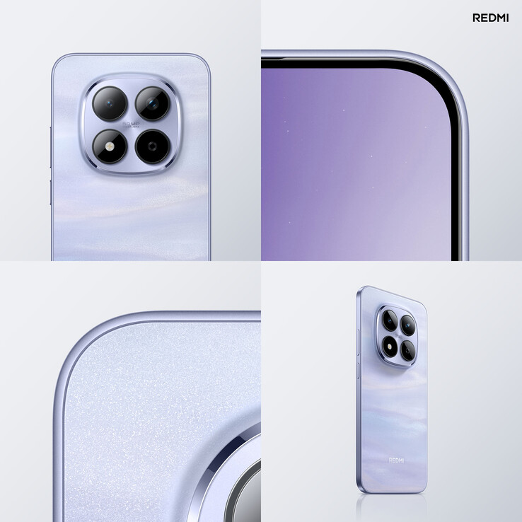De Redmi Note 15 Pro in de kleur "Cloud Purple" (Afbeelding bron: Thomas Wang)
