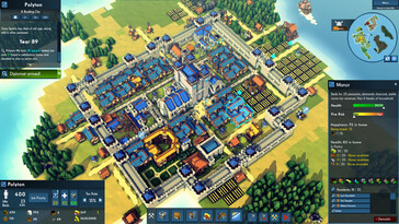 Een afbeelding waarop een stad te zien is in Kingdoms and Castles.