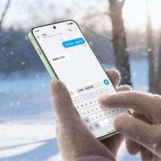 Het display van de OnePlus Ace 6T is ontworpen om met handschoenen bediend te worden. (Afbeeldingsbron: OnePlus)