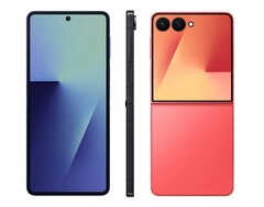 De Samsung Galaxy Z Flip7 zal verkrijgbaar zijn in blauw, rood en zwart. (Afbeeldingsbron: Evan Blass)