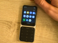 De Sidephone (afbeelding) met de app-lade zichtbaar. (Afbeeldingsbron: u/sebastiansnell op r/sidephone subreddit)