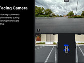 De camera aan de voorkant van Cybertruck is om te parkeren (afbeelding: Tesla)