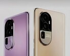 Een "Reno10 Pro+" render. (Bron: Weibo)