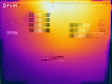 Oppervlaktetemperaturen stresstest (onder)