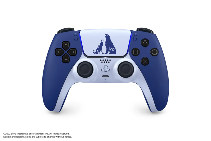 God of War Ragnarok thematische DualSense controller (afbeelding via Sony)