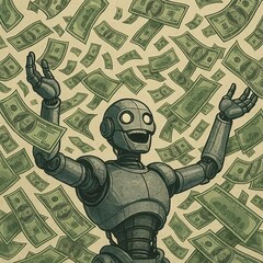 De AI-race kan de hoofdoorzaak zijn van het feit dat techbedrijven steeds meer schulden maken. (Afbeeldingsbron: AI gegenereerd door ChatGPT-4o)