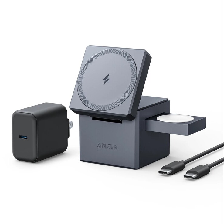 De Anker 3-in-1 Cube met MagSafe. (Beeldbron: Anker)