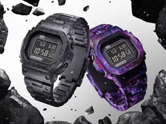Een gestileerde afbeelding van de Casio G-Shock GCW-B5000UN-1 en GCW-B5000UN-6.