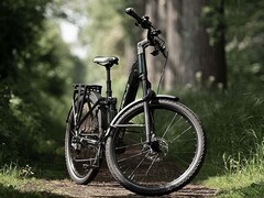 De Deruiz Lapis e-bike heeft een volledig geveerd systeem van RockShox. (Afbeelding bron: Deruiz)