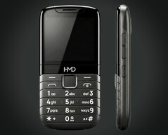 Het toetsenbord van deze featurephone is zo ontworpen dat het kan worden vervangen door een touchpad.