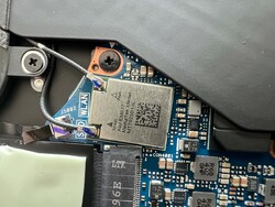 Opgesoldeerde WLAN-module