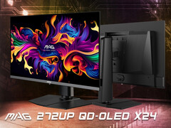 De MAG 272UP X24 is een goedkoper alternatief voor de MPG 272URX. (Afbeeldingsbron: MSI)