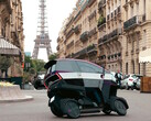 ÆMotion demonstreerde zijn innovatieve micro EV op vier wielen in de straten van Parijs tijdens Vivatech 2025. (Afbeelding bron: ÆMotion)