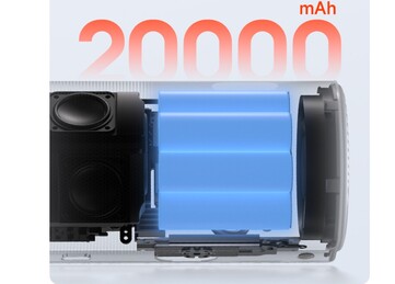 De MoGo 4-serie heeft een 20.000mAh batterij. (Afbeeldingsbron: Xgimi)