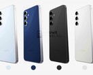 De vermeende vier lanceringskleuren voor de Galaxy S25 FE. (Afbeeldingsbron: Nieuwe Mobiel)