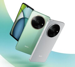 De Redmi A3x wordt geleverd in de kleuren Aurora Green, Midnight Black en Moonlight White met een glazen achterkant. (Afbeeldingsbron: Xiaomi)