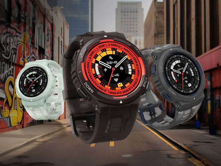 De Amazfit Active Edge smartwatchreeks. (Afbeeldingsbron: Amazfit)