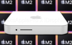 De 2022 Mac mini/2023 Mac mini zal waarschijnlijk chips bevatten uit de nieuwe Apple M2-serie. (Afbeelding bron: LeaksApplePro/Apple - bewerkt)
