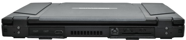 2 x Thunderbolt 4, HDMI, RJ45-LAN, SIM-kaartlezer (optioneel), microSD-Steckplatz, Smartcardlezer (optioneel)