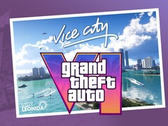 GTA 6 Vice City banner met logo wordt getoond (Afbeelding bron: Rockstar Games met bewerkingen)