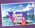 GTA 6 Vice City banner met logo wordt getoond (Afbeelding bron: Rockstar Games met bewerkingen)