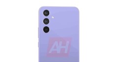 De nieuwste Galaxy A54 render. (Bron: Android Headlines)