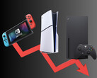 Consoleverkoop in maart 2025 daalt (Afbeeldingsbron: Nintendo of America, Microsoft Xbox Gaming, Sony PlayStation met bewerkingen)