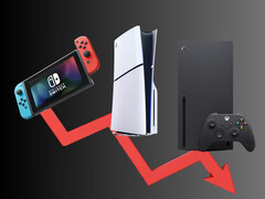 Consoleverkoop in maart 2025 daalt (Afbeeldingsbron: Nintendo of America, Microsoft Xbox Gaming, Sony PlayStation met bewerkingen)