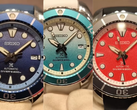Van links naar rechts (afgebeeld): de Seiko Prospex SPB543J, SPB539J, en SPB541J. (Afbeeldingsbron: @SeikoLeaks op YouTube - bewerkt)