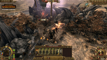 Een afbeelding van een gevecht in Total War: Warhammer.