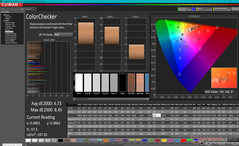 ColorChecker vóór kalibratie (AdobeRGB)