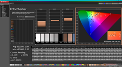 ColorChecker vóór kalibratie